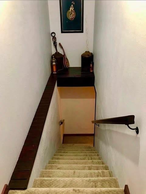 view of staircase