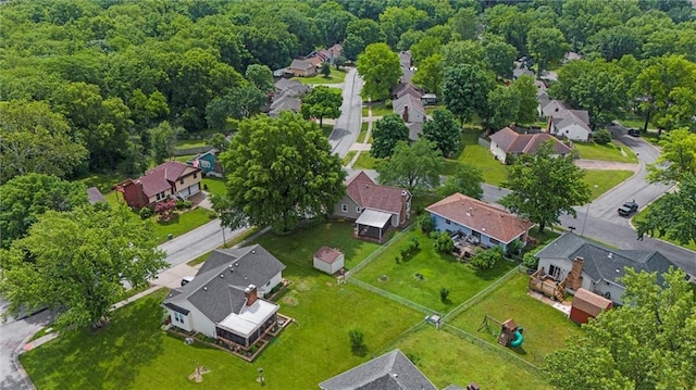 18104 E 24th St S, Independence, MO 64057 - aerial overview of property's location featuring nearby suburban area