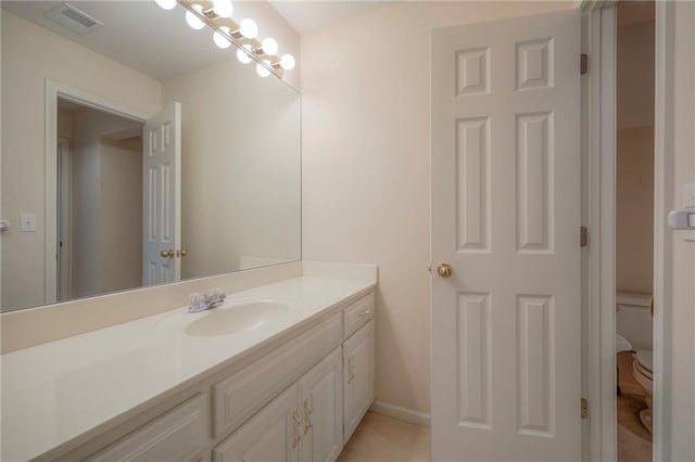4411 N Mulberry Dr, Kansas City, MO 64116 - bathroom with visible vents and vanity