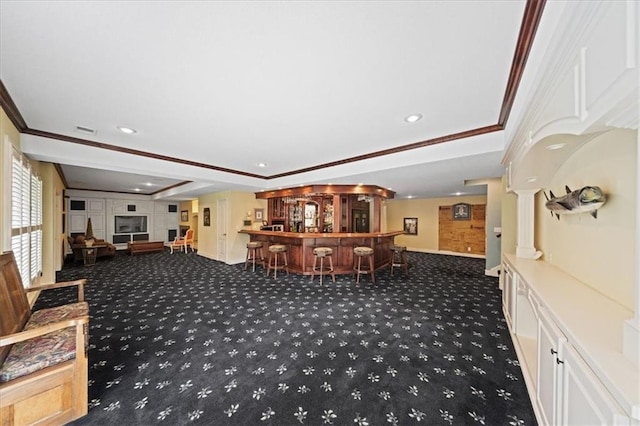 26266 W 110th Ter, Olathe, KS 66061 - building lobby with ornamental molding and recessed lighting