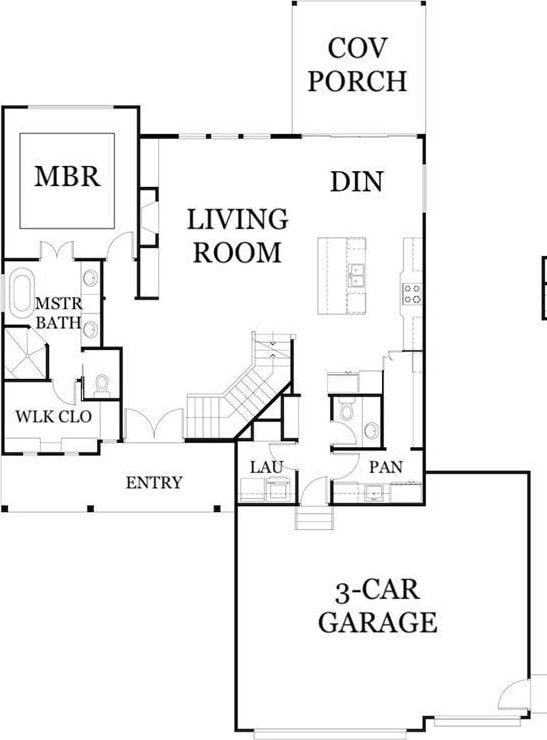 2314 SW Serena Pl, Lees Summit, MO 64082 - view of room layout