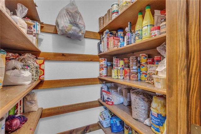 view of pantry