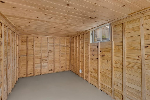 view of storage area