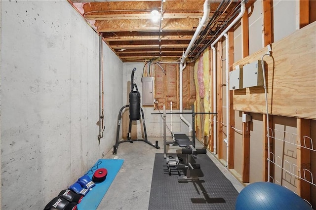 22721 E 27th Street Ct S, Blue Springs, MO 64015 - workout room featuring electric panel