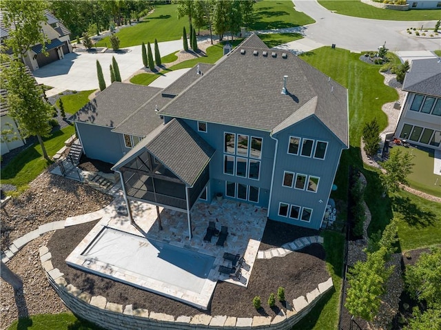18 Black Hawk Dr, Lake Winnebago, MO 64034 - aerial view of property and surrounding area