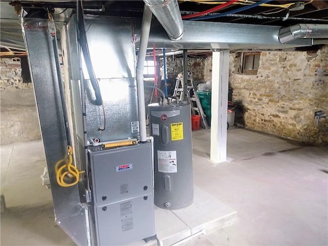 507 N Pearl St, Paola, KS 66071 - utilities with heating unit and electric water heater