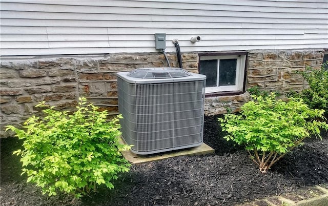 507 N Pearl St, Paola, KS 66071 - details with central air condition unit