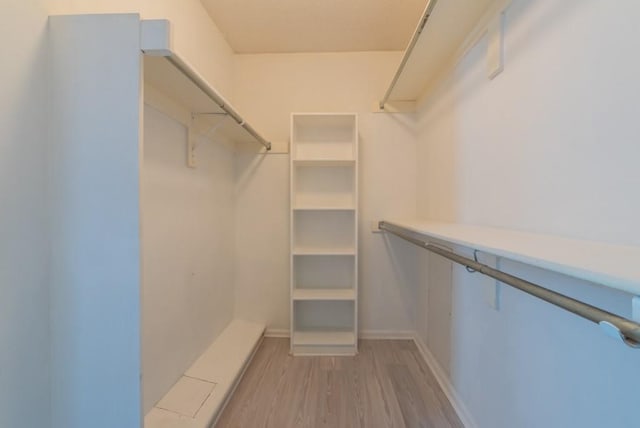6512 N Fisk Ct, Kansas City, MO 64151 - walk in closet with light wood-type flooring