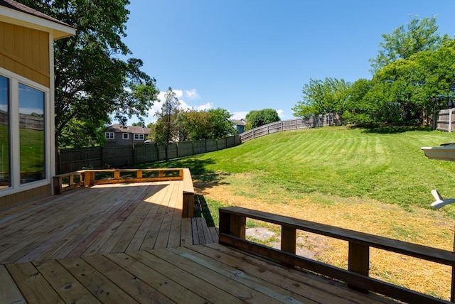 6512 N Fisk Ct, Kansas City, MO 64151 - deck with a fenced backyard