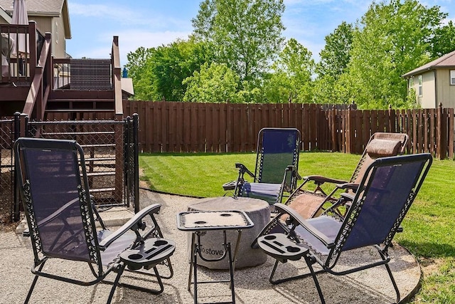 1024 Tamarisk Dr, Leavenworth, KS 66048 - view of patio / terrace