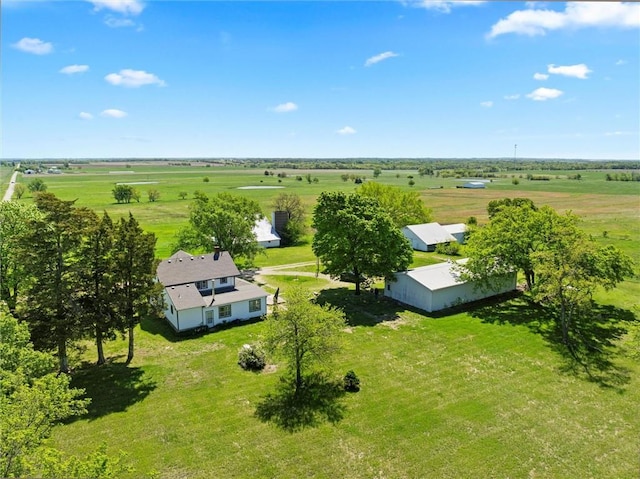 657 N 400th Rd, Overbrook, KS 66524 - aerial view of sparsely populated area with agricultural land