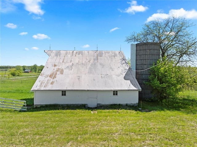 657 N 400th Rd, Overbrook, KS 66524 - view of home's exterior with a yard, a barn, and an outbuilding