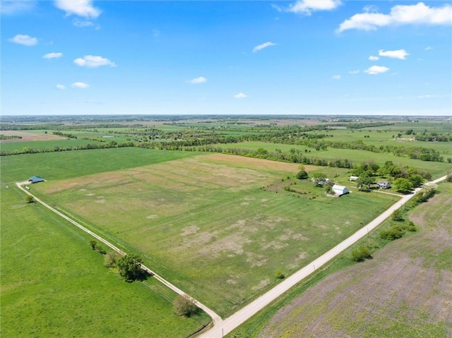 657 N 400th Rd, Overbrook, KS 66524 - overview of rural landscape