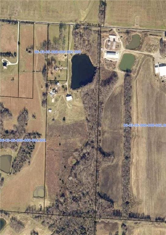map / location with property parcel outlined