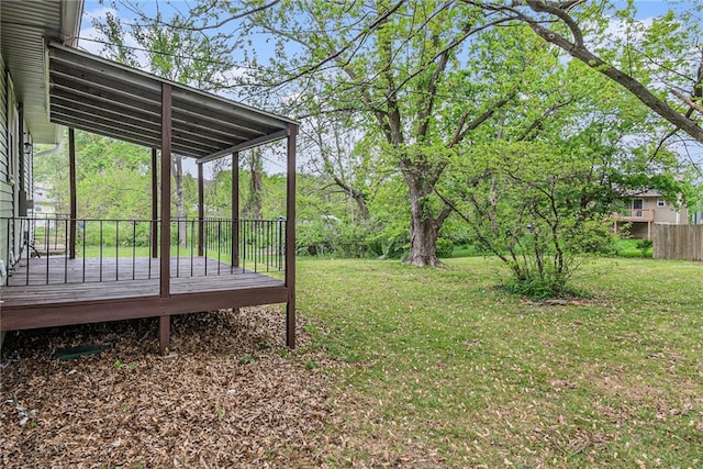 321 22nd Street Ter, Blue Springs, MO 64015 - view of yard with a deck