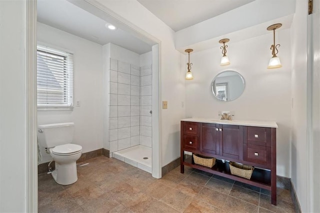 4071 SW Royale Ct, Lees Summit, MO 64082 - bathroom with vanity and tiled shower