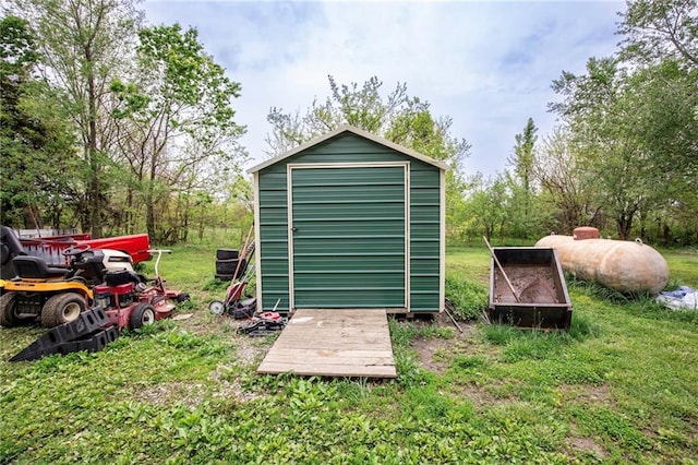 5971 Montgomery Rd, Mound City, KS 66056 - view of shed