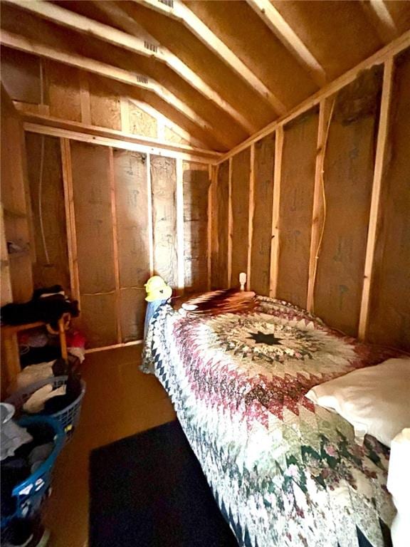 5971 Montgomery Rd, Mound City, KS 66056 - bedroom with vaulted ceiling