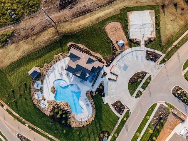 drone / aerial view
