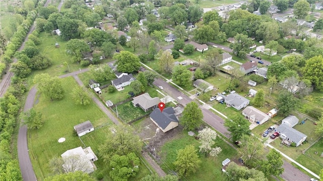 bird's eye view featuring a residential view
