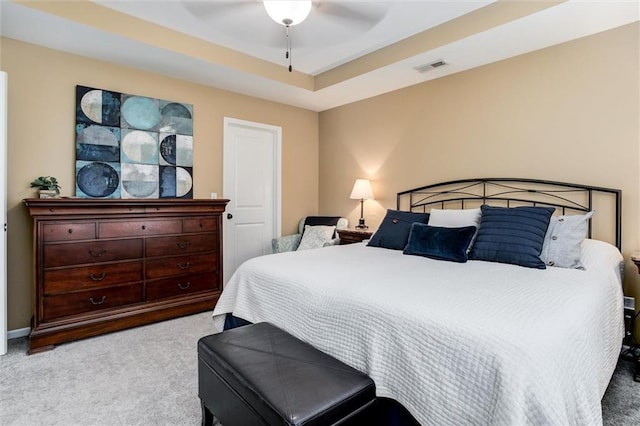 925 SW Ovation Dr, Lees Summit, MO 64081 - bedroom featuring ceiling fan, carpet, and visible vents