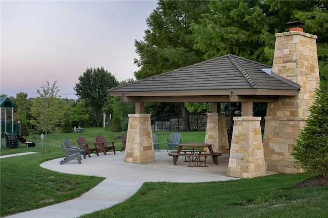 10675 W 142nd Ter, Overland Park, KS 66221 - view of community with a gazebo and a patio