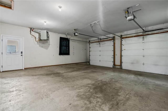 19707 E State Route A, Archie, MO 64725 - garage with a garage door opener