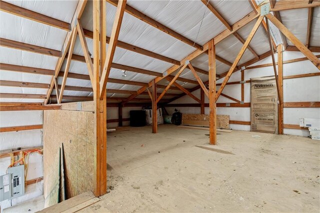 19707 E State Route A, Archie, MO 64725 - view of unfinished attic