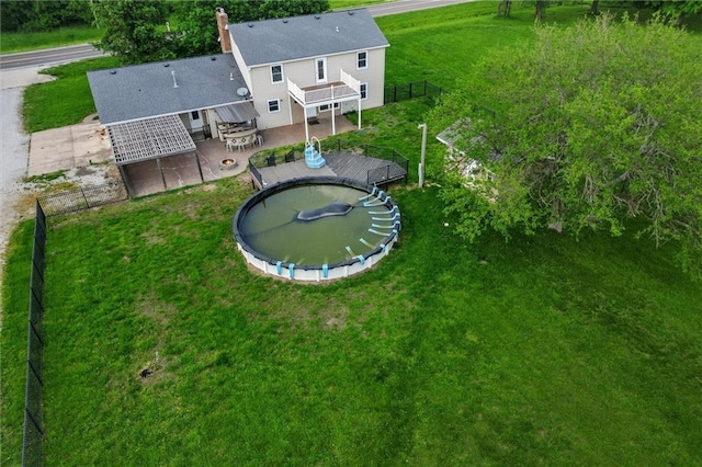 19707 E State Route A, Archie, MO 64725 - view from above of property