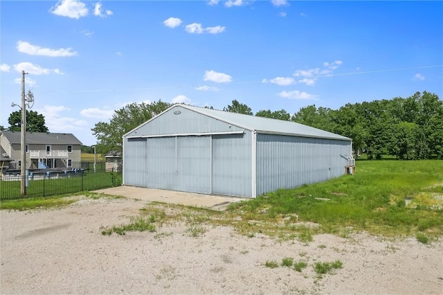 19707 E State Route A, Archie, MO 64725 - view of detached garage