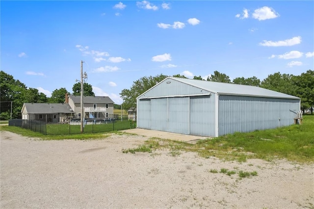 19707 E State Route A, Archie, MO 64725 - view of detached garage