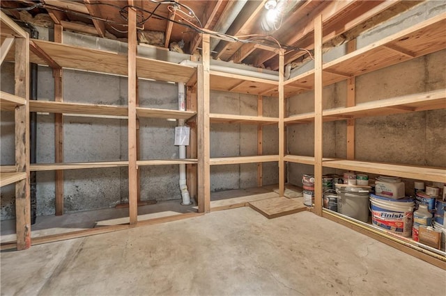 view of storage