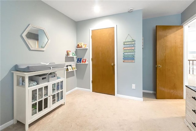interior space with baseboards