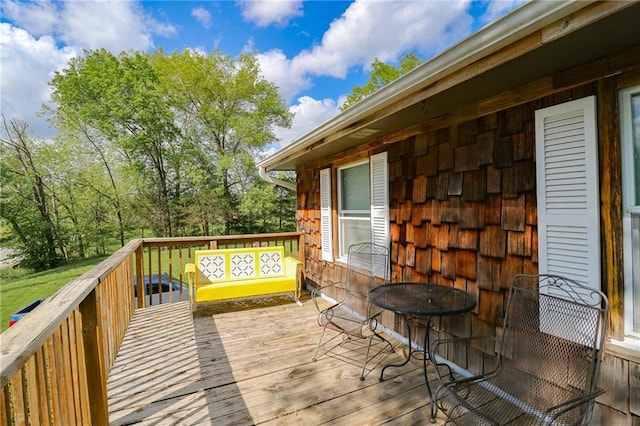 400 N Boardman St, Pleasant Hill, MO 64080 - view of wooden deck