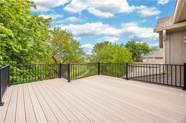 9924 Skyview Ln, Lenexa, KS 66220 - view of wooden deck