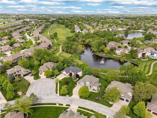 9924 Skyview Ln, Lenexa, KS 66220 - aerial view of property's location featuring a large body of water and nearby suburban area