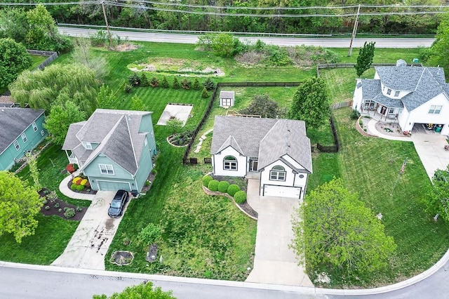 drone / aerial view