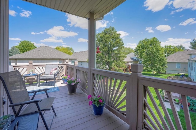 view of deck