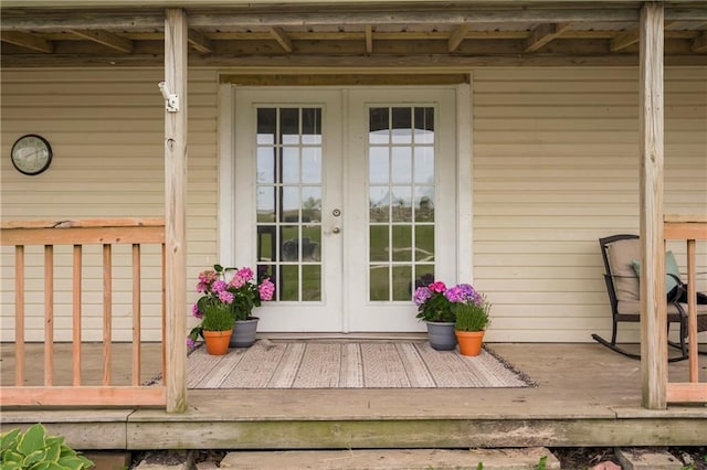 7934 SW James Lee Rd, Polo, MO 64671 - entrance to property with french doors