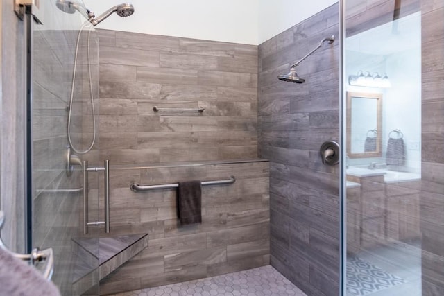 23801 Evans Rd, Tonganoxie, KS 66086 - full bathroom featuring a stall shower
