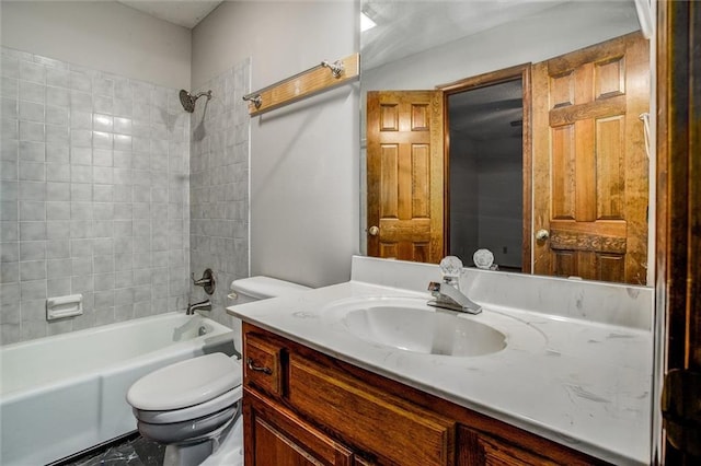 4008 NW 75th St, Kansas City, MO 64151 - full bath featuring toilet, vanity, and  shower combination