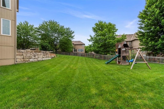 2704 SW Gray Ln, Lees Summit, MO 64081 - view of yard with a playground