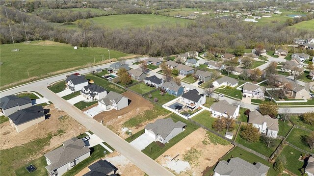 drone / aerial view featuring a residential view