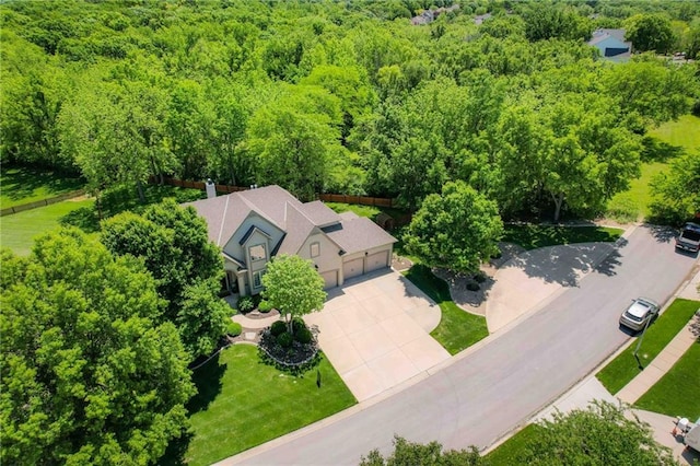 7419 Constance St, Shawnee, KS 66216 - view of subject property featuring a forest