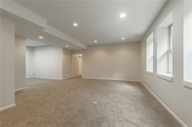875 Clearview Dr, Lansing, KS 66043 - spare room featuring recessed lighting and carpet floors