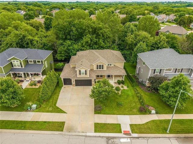 875 Clearview Dr, Lansing, KS 66043 - aerial perspective of suburban area