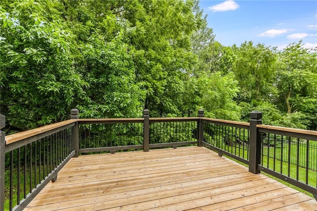 875 Clearview Dr, Lansing, KS 66043 - view of deck