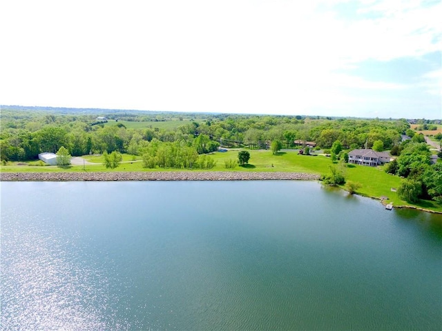 bird's eye view of a large body of water