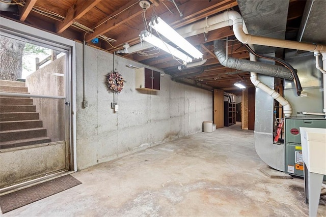 588 NW 105th Rd, Centerview, MO 64019 - basement with stairway