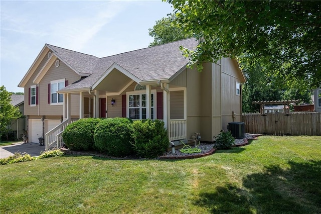3616 Anchor Ct, Blue Springs, MO 64015 - view of front of house featuring an attached garage, roof with shingles, and driveway